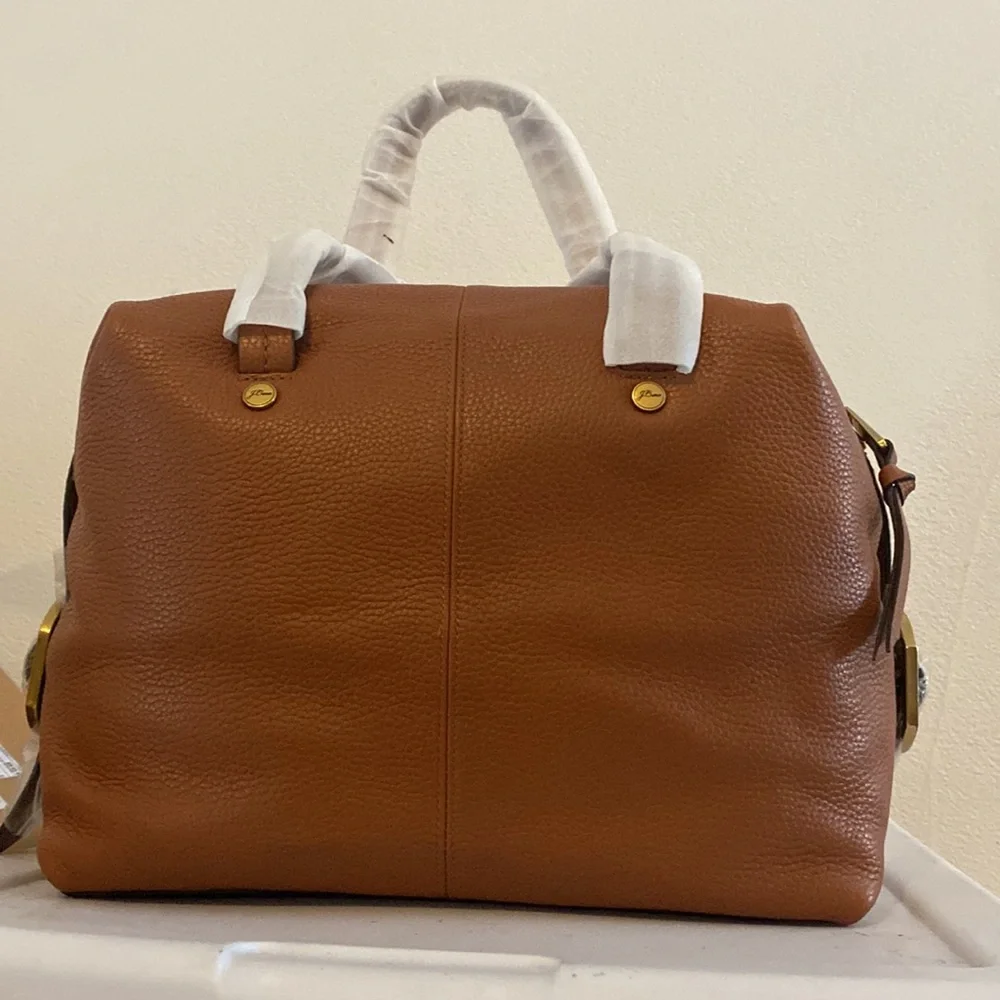 J.Crew Bristol‎ Convertible Pebbled Leather Satchel